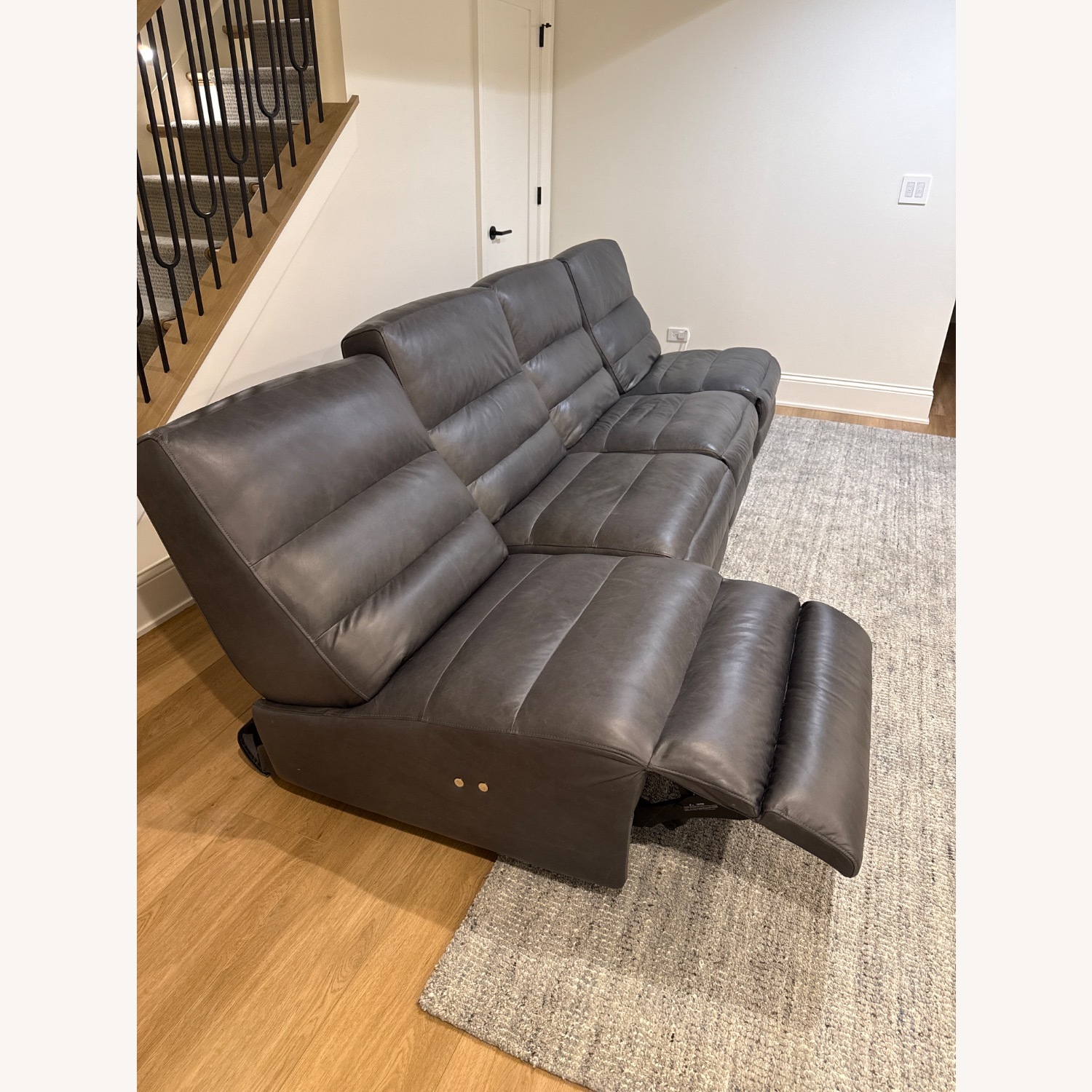 Arhaus Rowland Leather Armless Recliners (4) - image-2