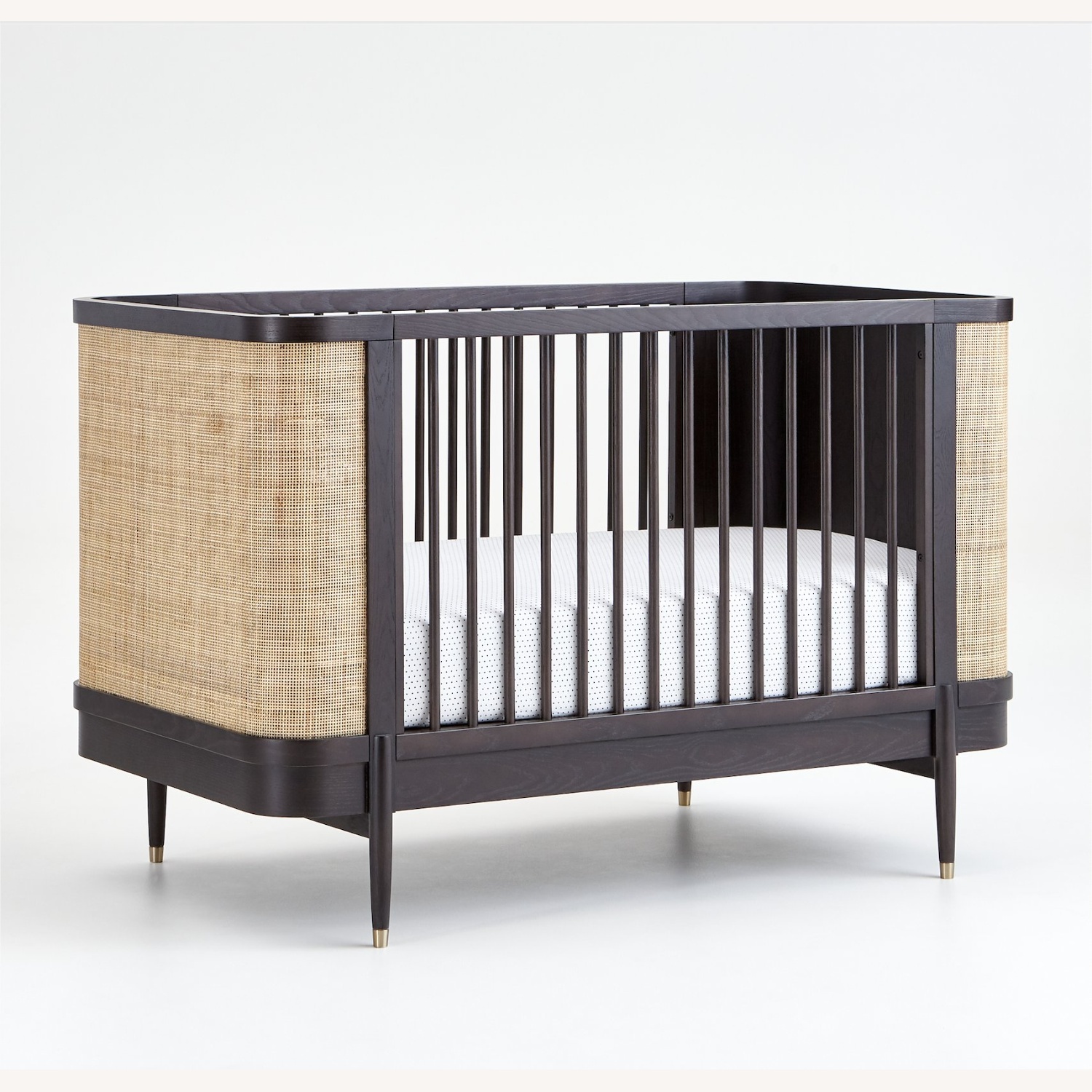 Crate & Kids Thornhill Black/Natural Crib & Toddler Rail  - image-5