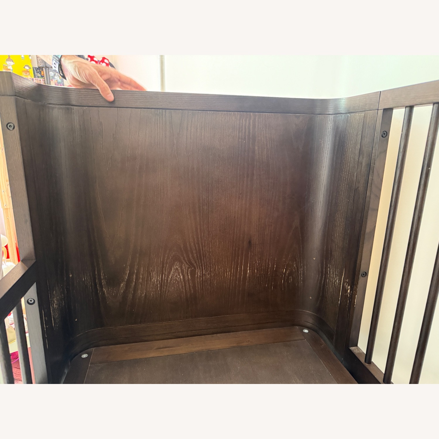 Crate & Kids Thornhill Black/Natural Crib & Toddler Rail  - image-7