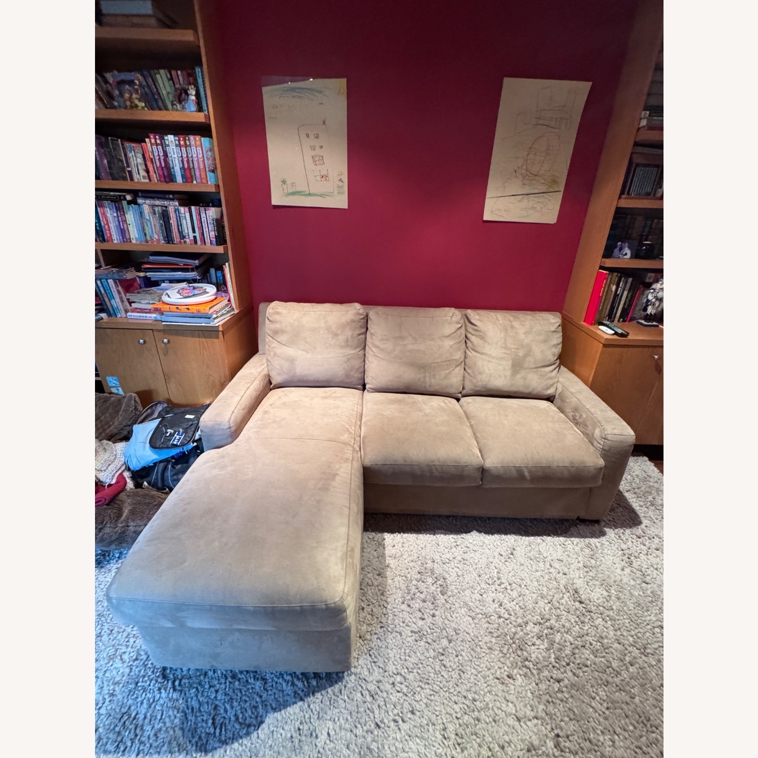 Macy's Comfy and Soft Sleeper Sofa Sectional - image-1