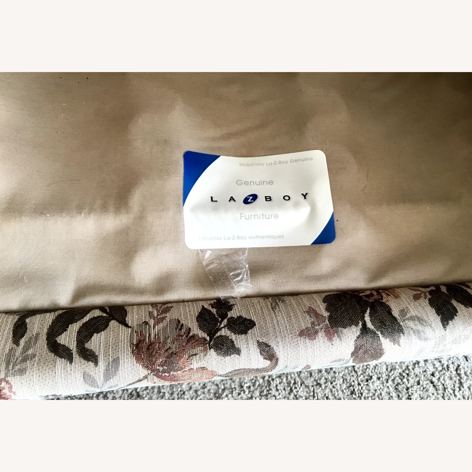 Upholstered Vintage Floral Armchair - image-3