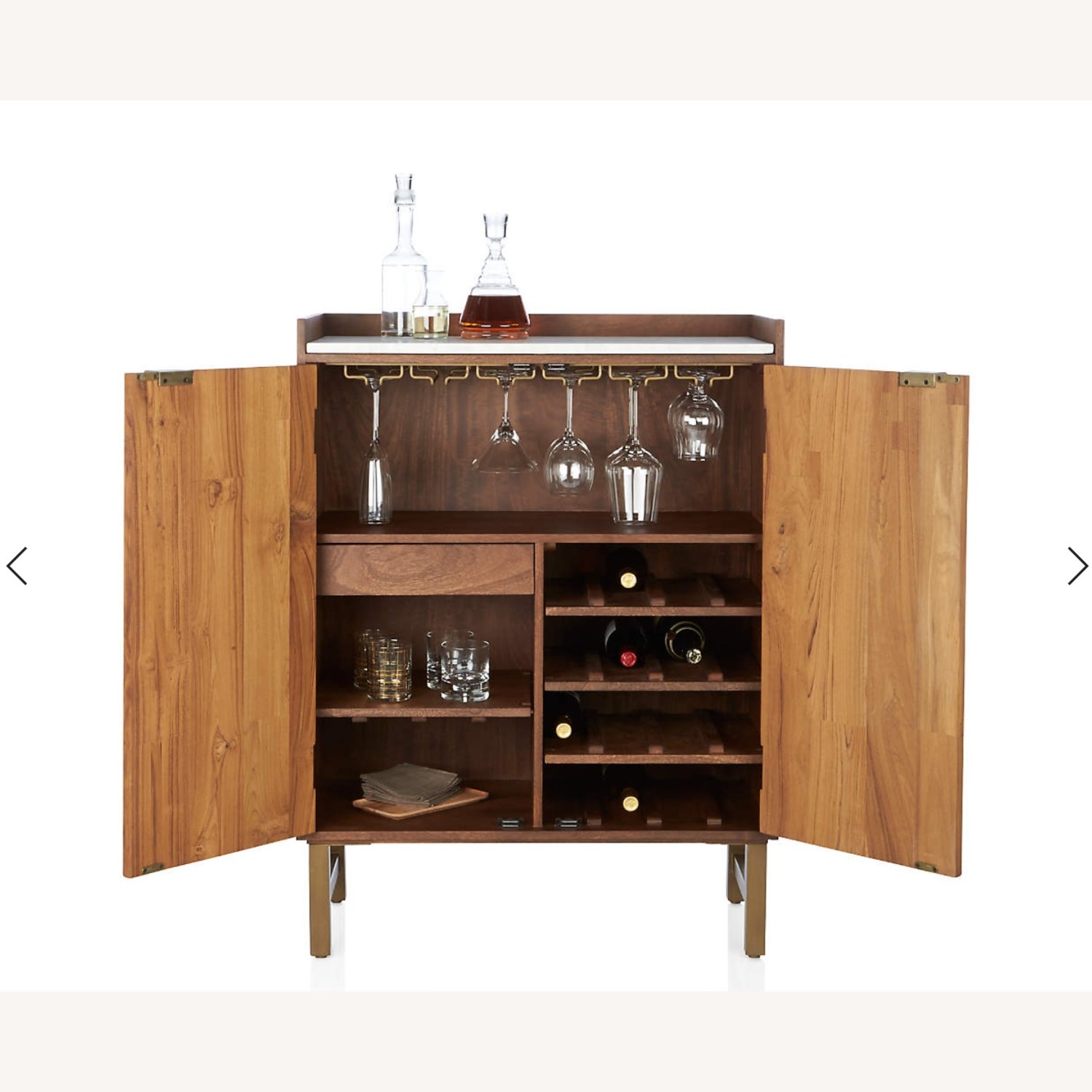 Crate & Barrel Cantina Bar Cabinet - image-8