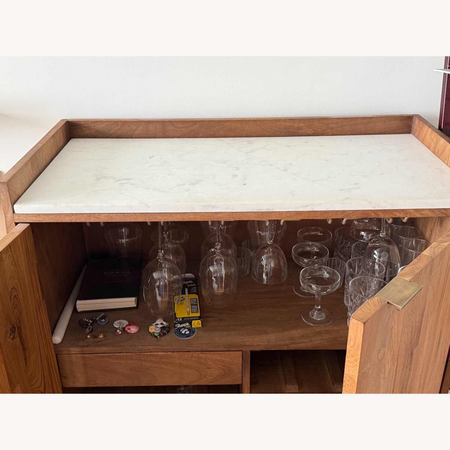 Crate & Barrel Cantina Bar Cabinet - image-4