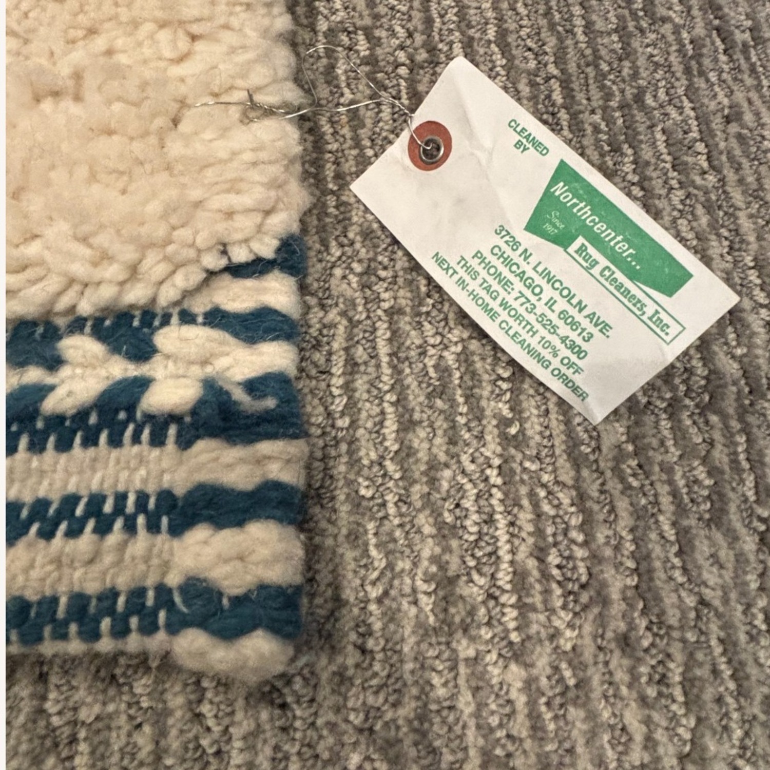 8 x 8 Moroccan Shag Rug Handmade - image-5