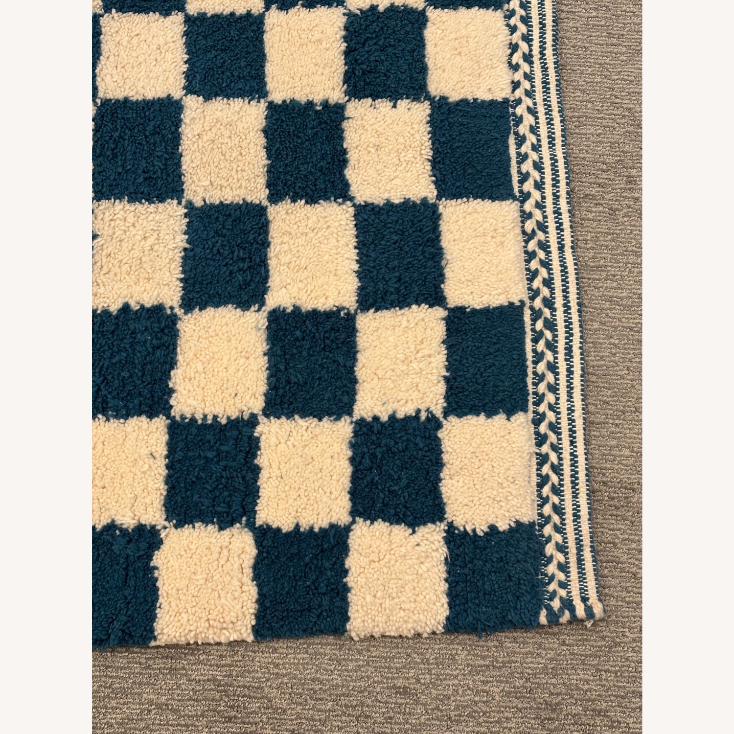 8 x 8 Moroccan Shag Rug Handmade - image-2