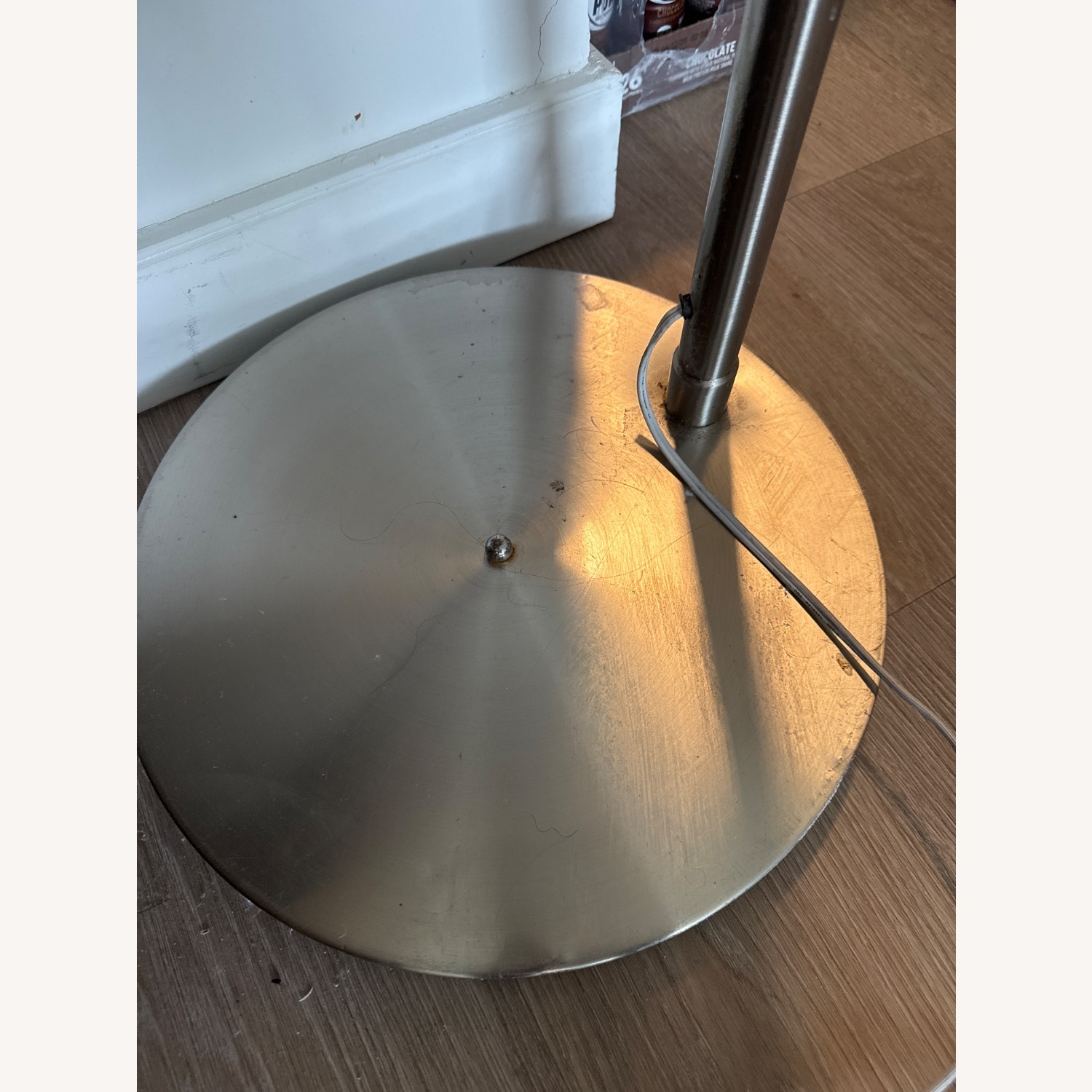 Jensen Lewis Modern Arc Floor Lamp with Metal Base - image-3