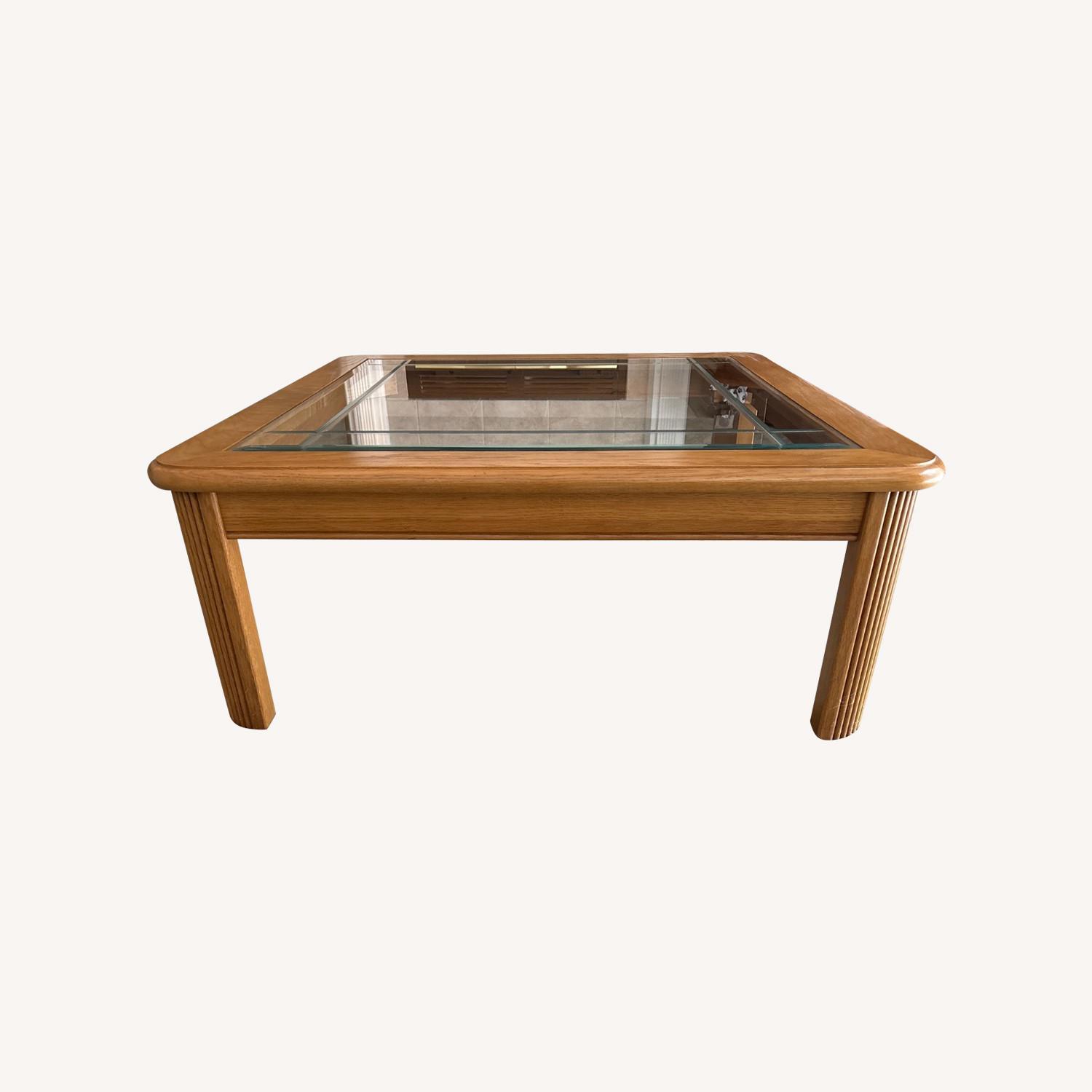 Hooker Furniture Honey Oak Coffee Table - image-0