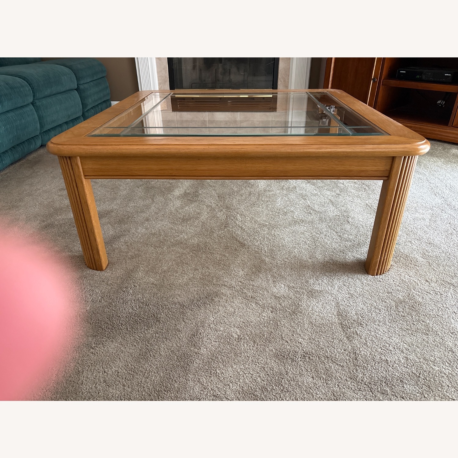 Hooker Furniture Honey Oak Coffee Table - image-3