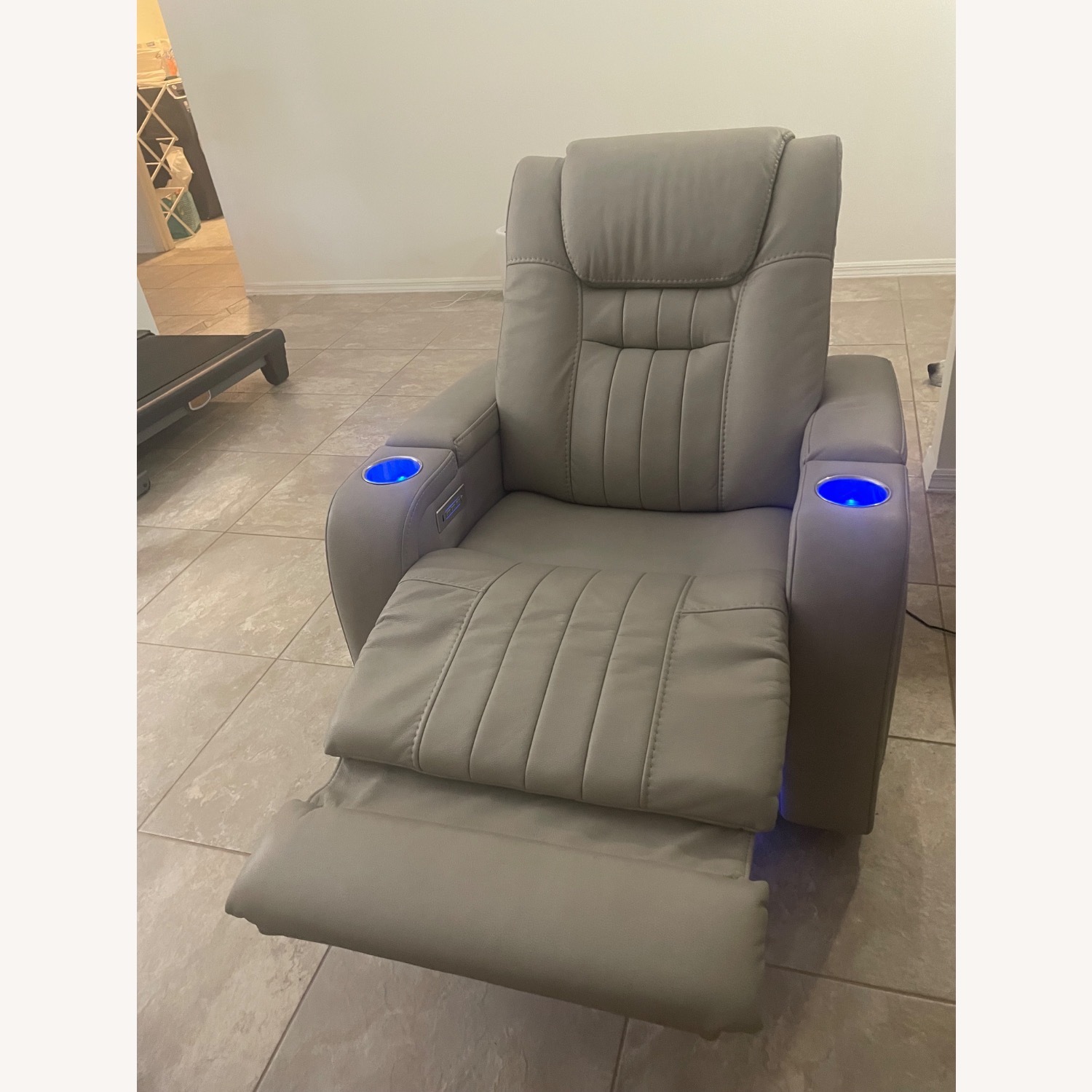 Kane's Furniture Grey Recliner - image-1