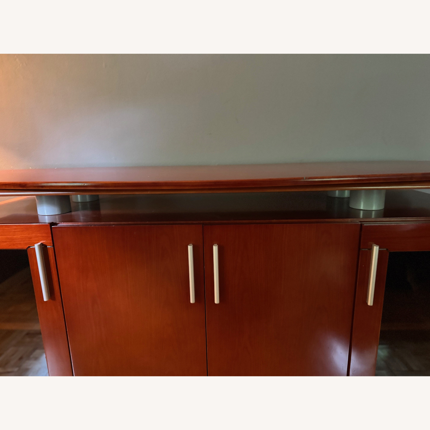 Executive Desk Mobile Pedestal and Credenza - image-6