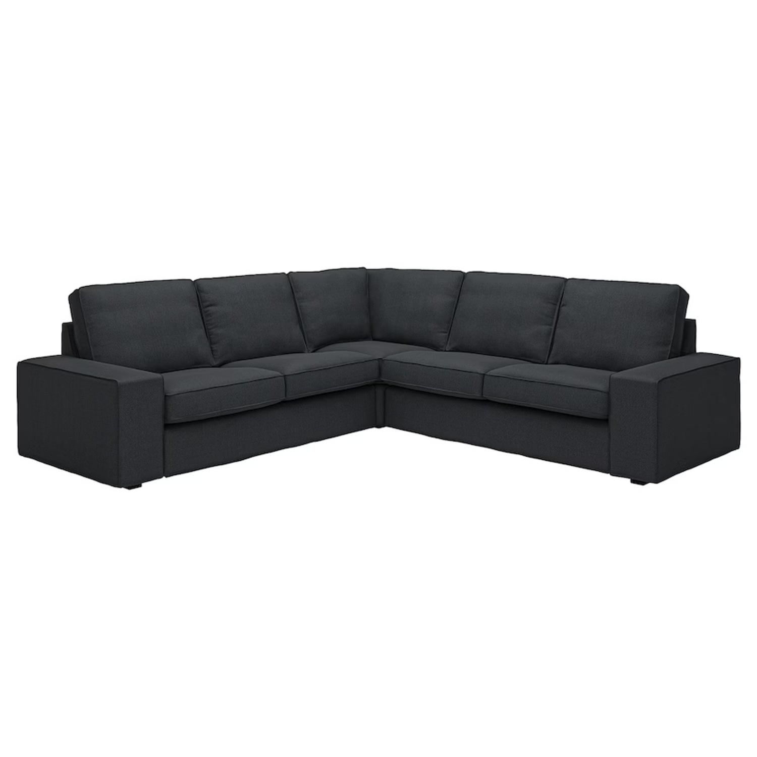 IKEA Charcoal Sectional  - image-4