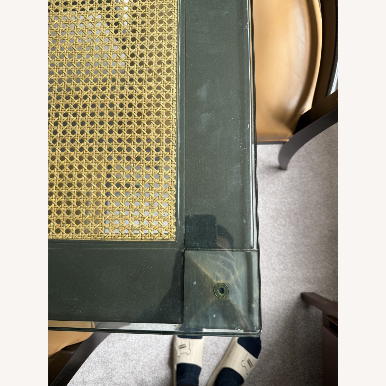 Swaim 96ʺ × 42ʺ Dining Table W 8 Leather Chairs - image-6