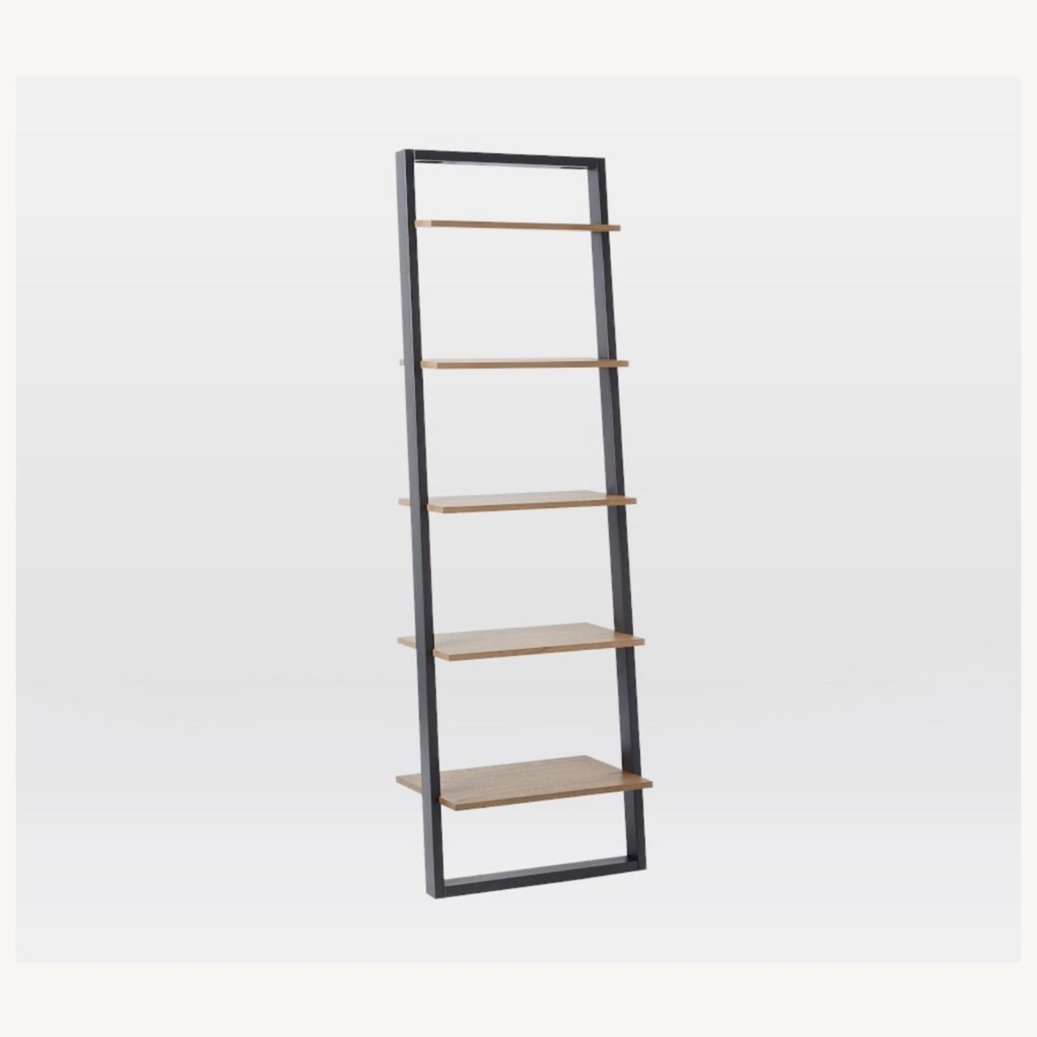 West Elm Ladder Leaning Bookshelf - image-1
