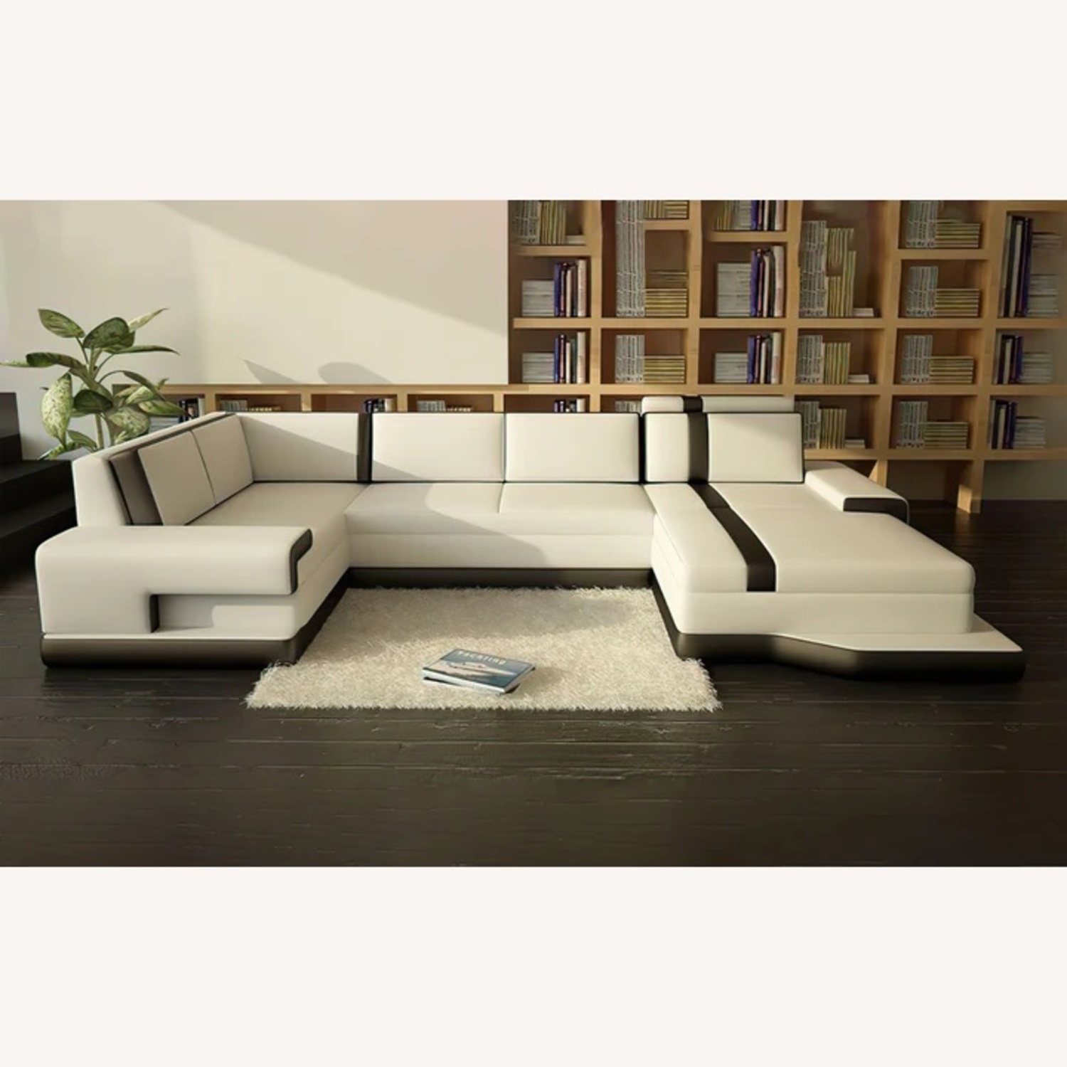 Pawnee Leather Sectional With Chaise - image-9