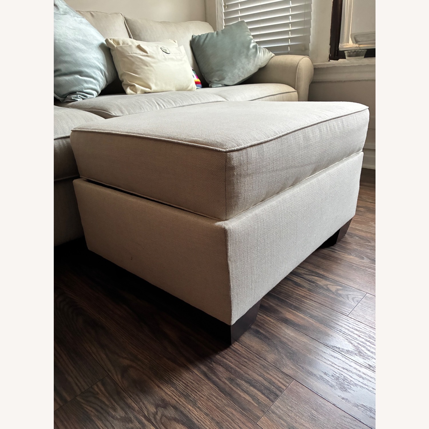 Pottery Barn Storage Ottoman  - image-1