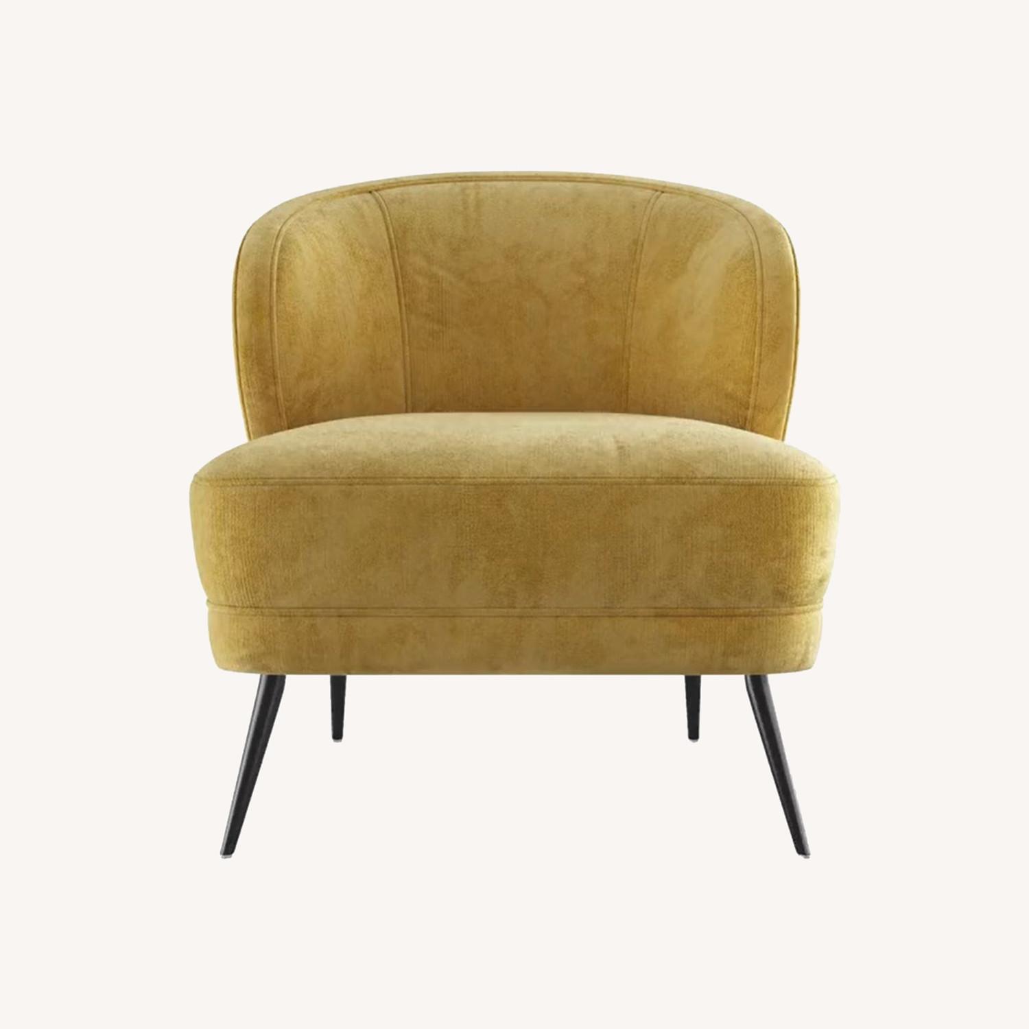 Arteriors Home Kitts Chair Marigold Velvet - image-0