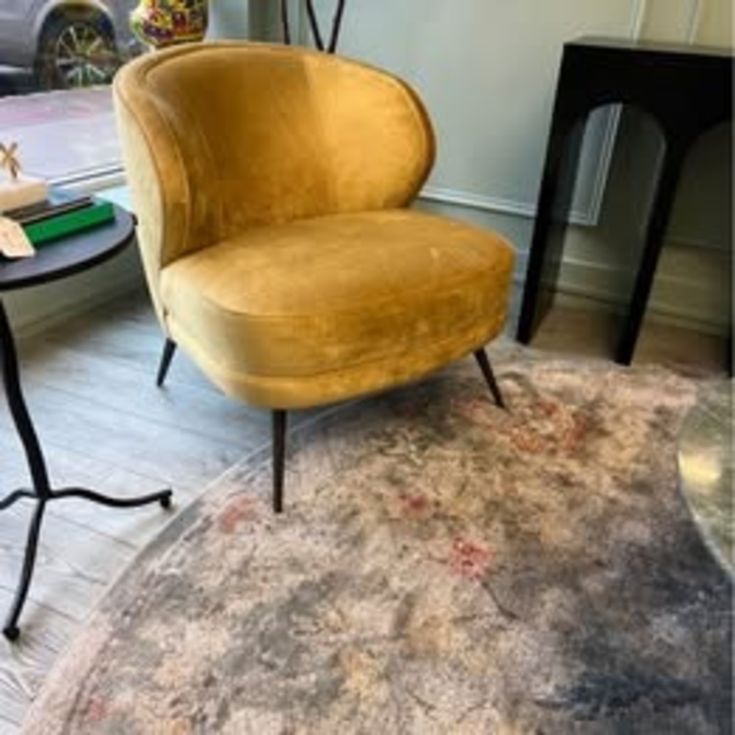 Arteriors Home Kitts Chair Marigold Velvet - image-2