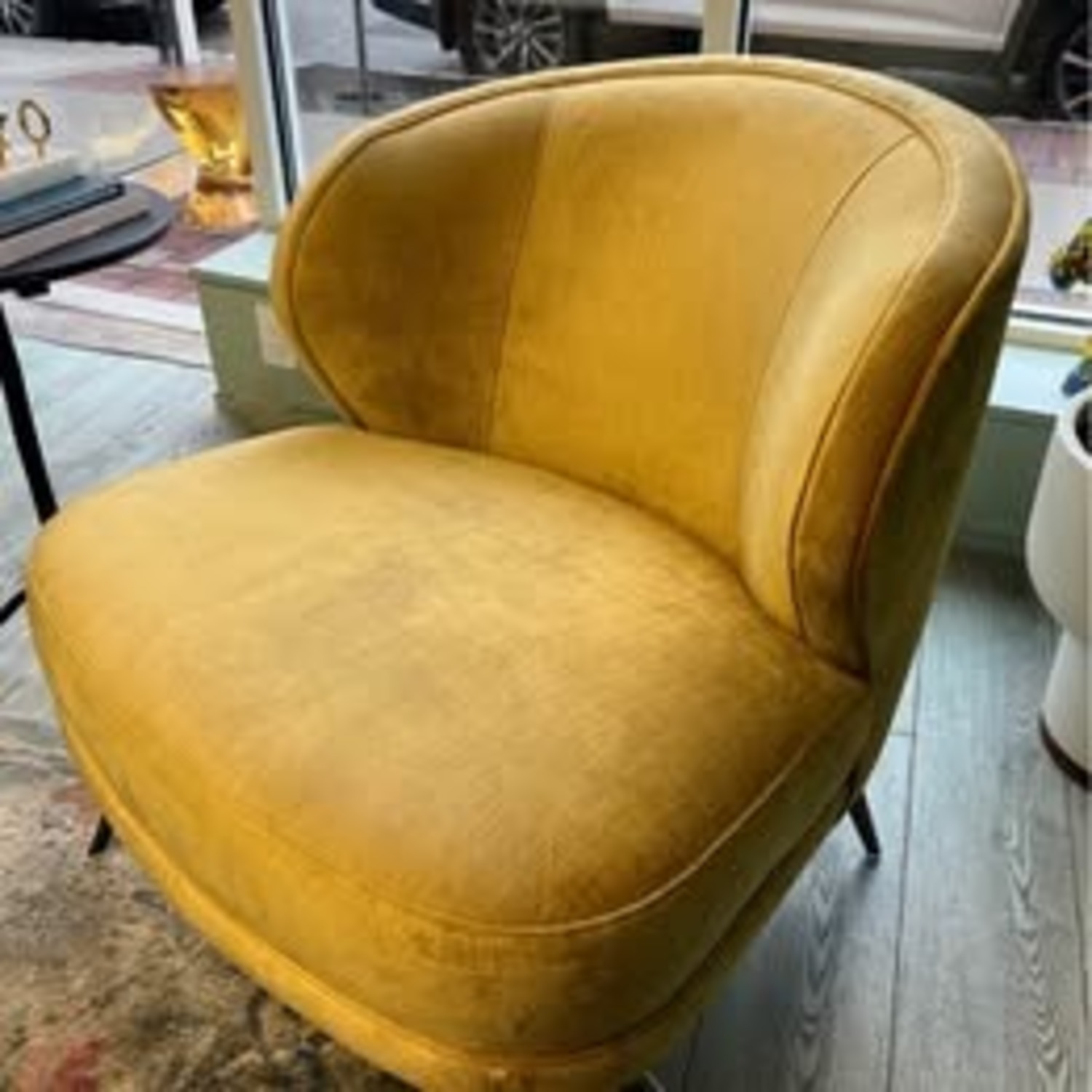 Arteriors Home Kitts Chair Marigold Velvet - image-4