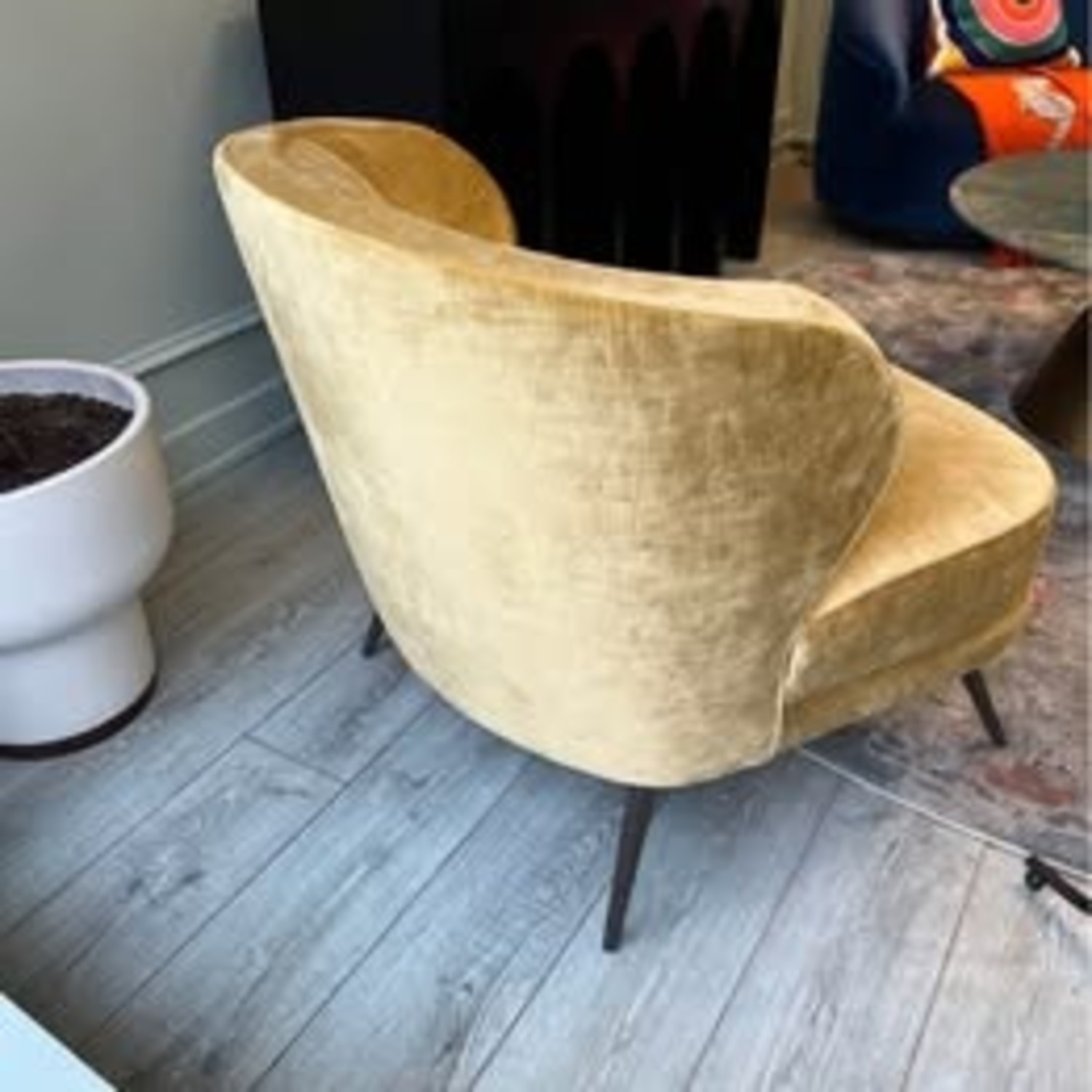 Arteriors Home Kitts Chair Marigold Velvet - image-7