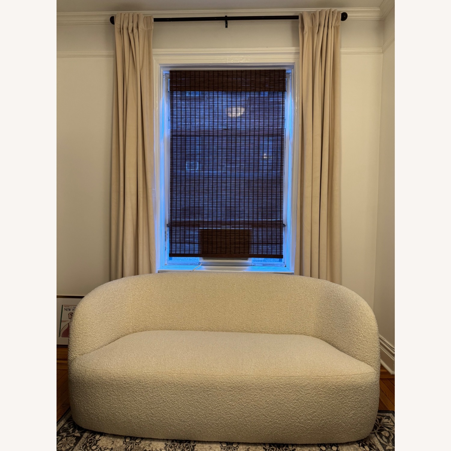 CB2 Gwyneth 68" Ivory Boucle Loveseat - image-2