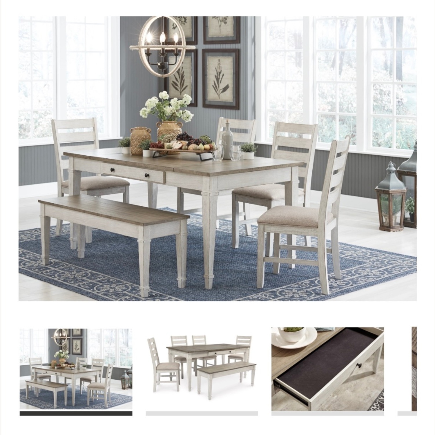 Ashley Skempton Dining Table set - image-3