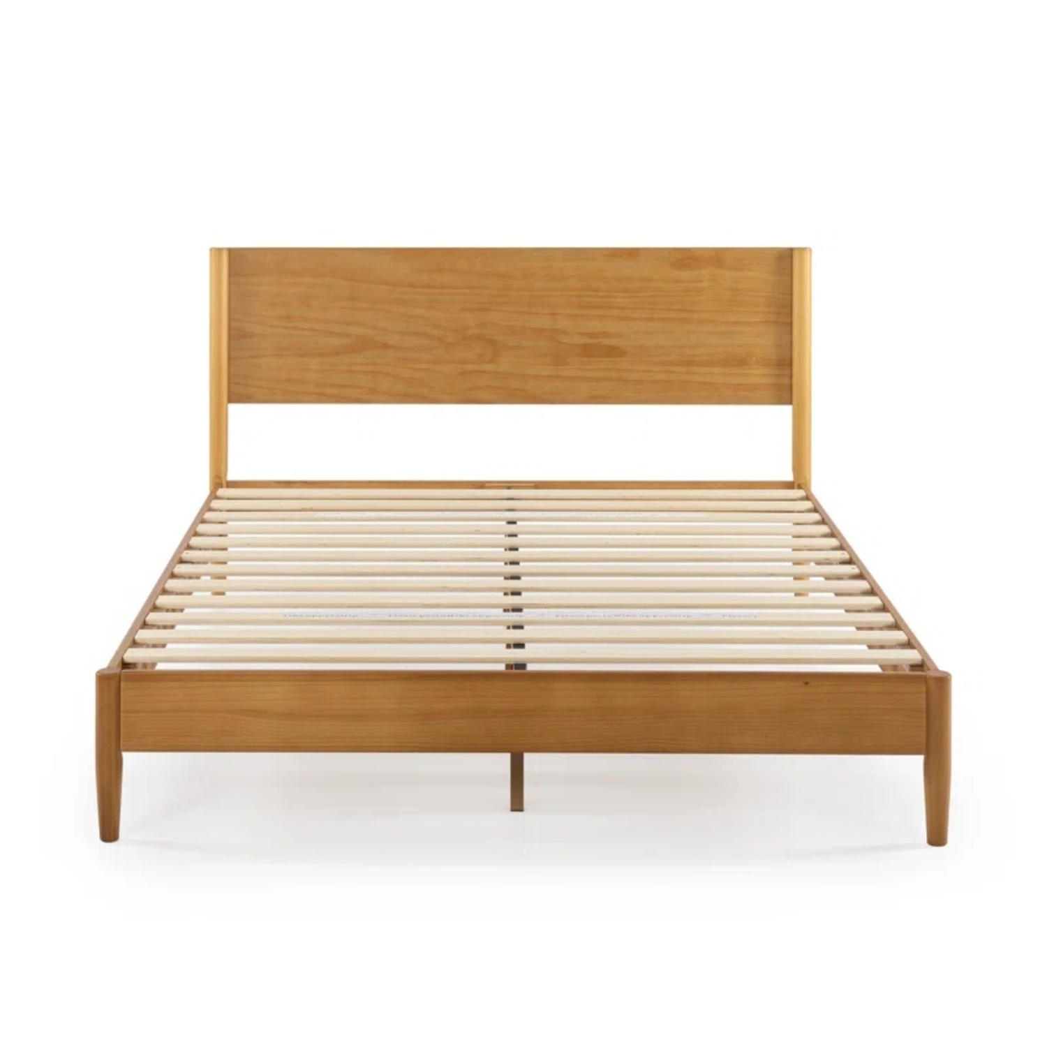 Wood Low Profile Mid Century Modern Platform - image-4