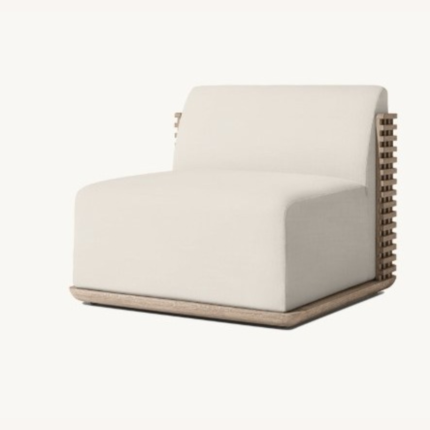 Restoration Hardware Trelica Teak Lounge Chair - image-1