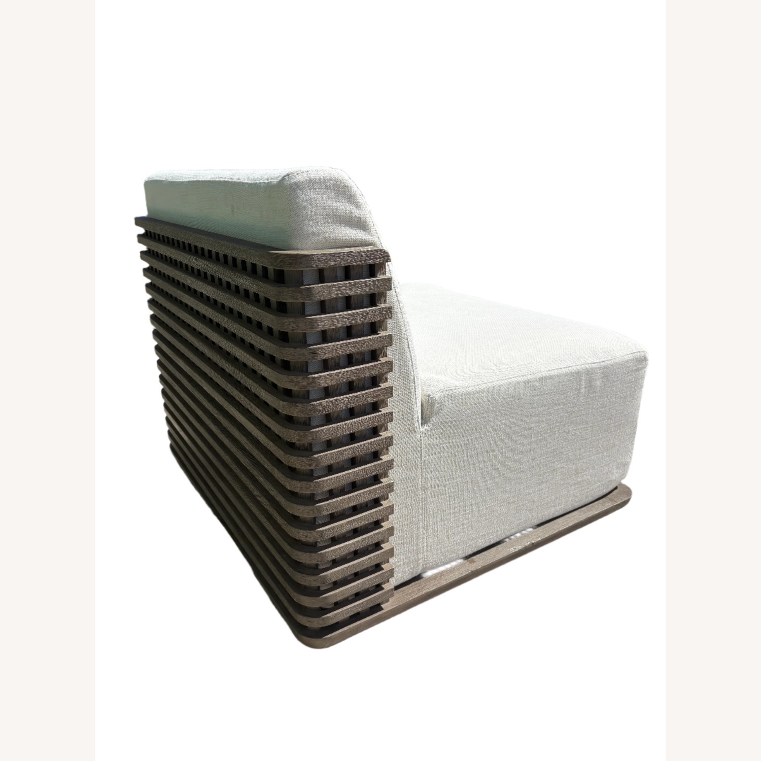 Restoration Hardware Trelica Teak Lounge Chair - image-9