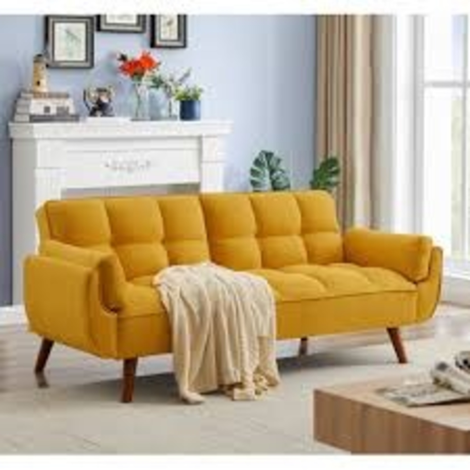 Wayfair Jalena Modern Futon Couch - image-4