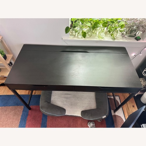 Used IKEA Alex Desk Dark Brown for sale on AptDeco