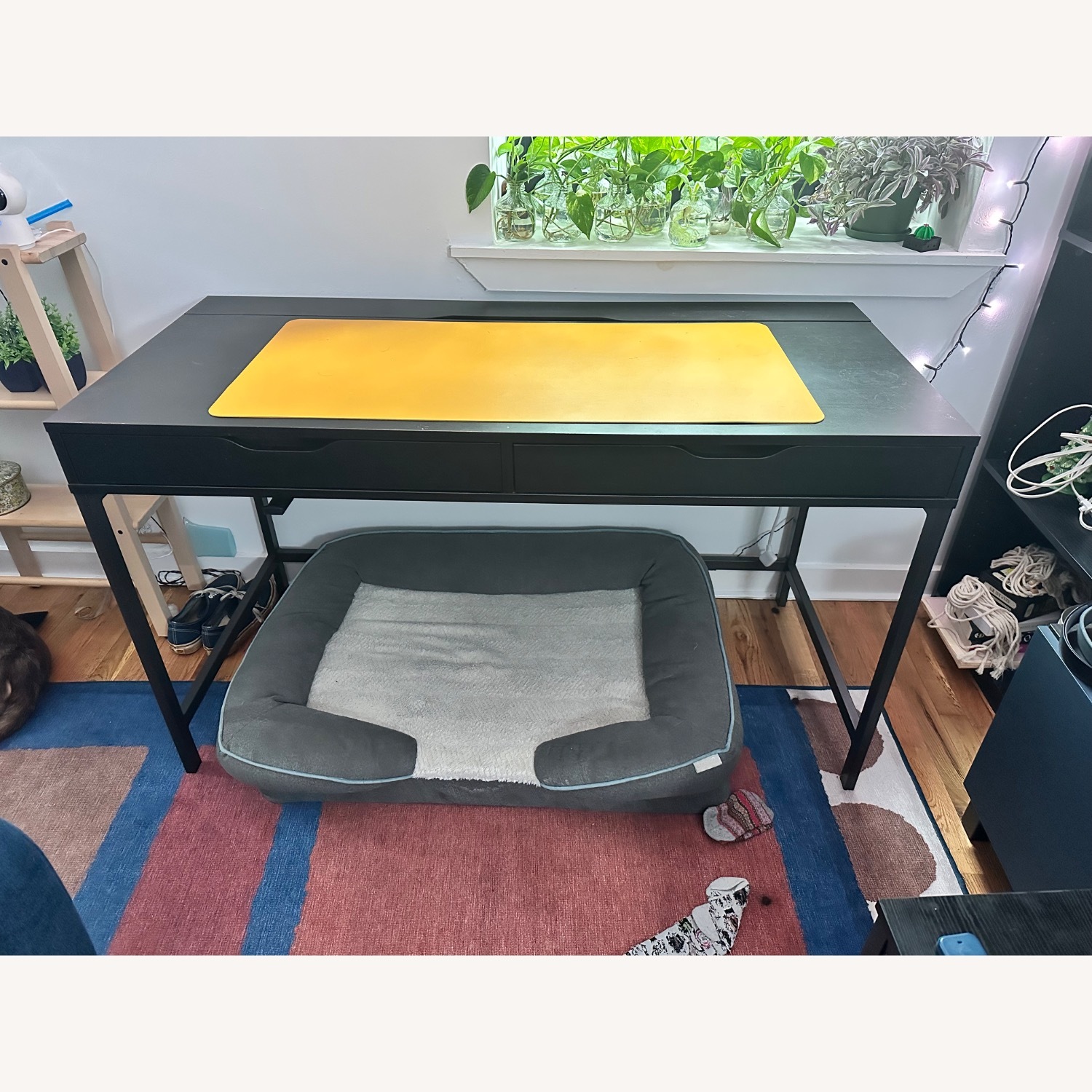 ふみ IKEA ALEX アレックス　デスク　ブラックブラウン Amazon | IKEA/イケア ALEX/アレクス デスク100x48 cm