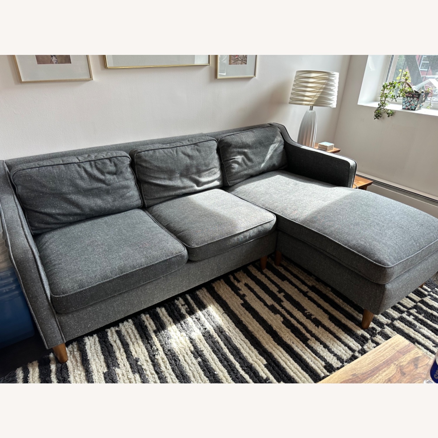 West Elm Hamilton Couch with Chaise - image-2