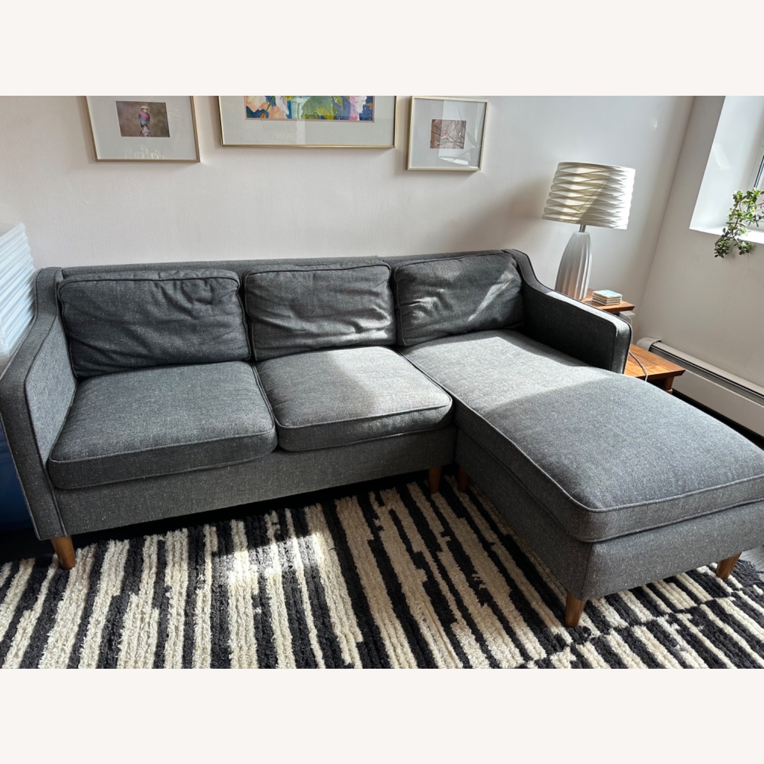 West Elm Hamilton Couch with Chaise - image-3
