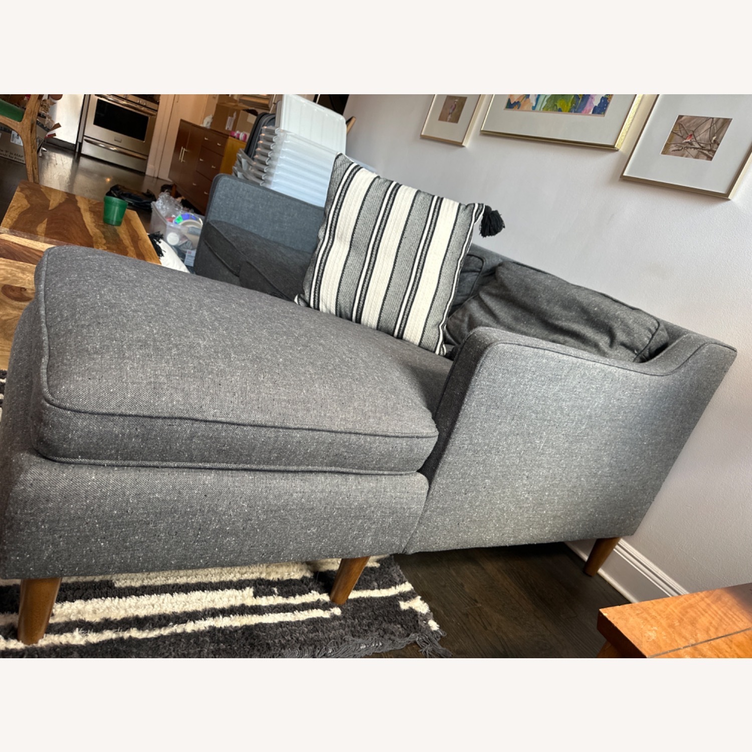 West Elm Hamilton Couch with Chaise - image-4