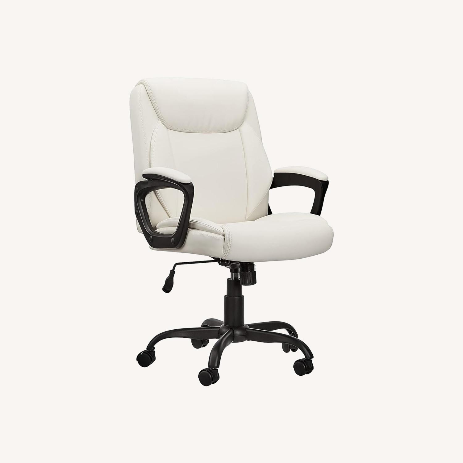 Classic Puresoft PU Padded Computer Desk Chair - image-0