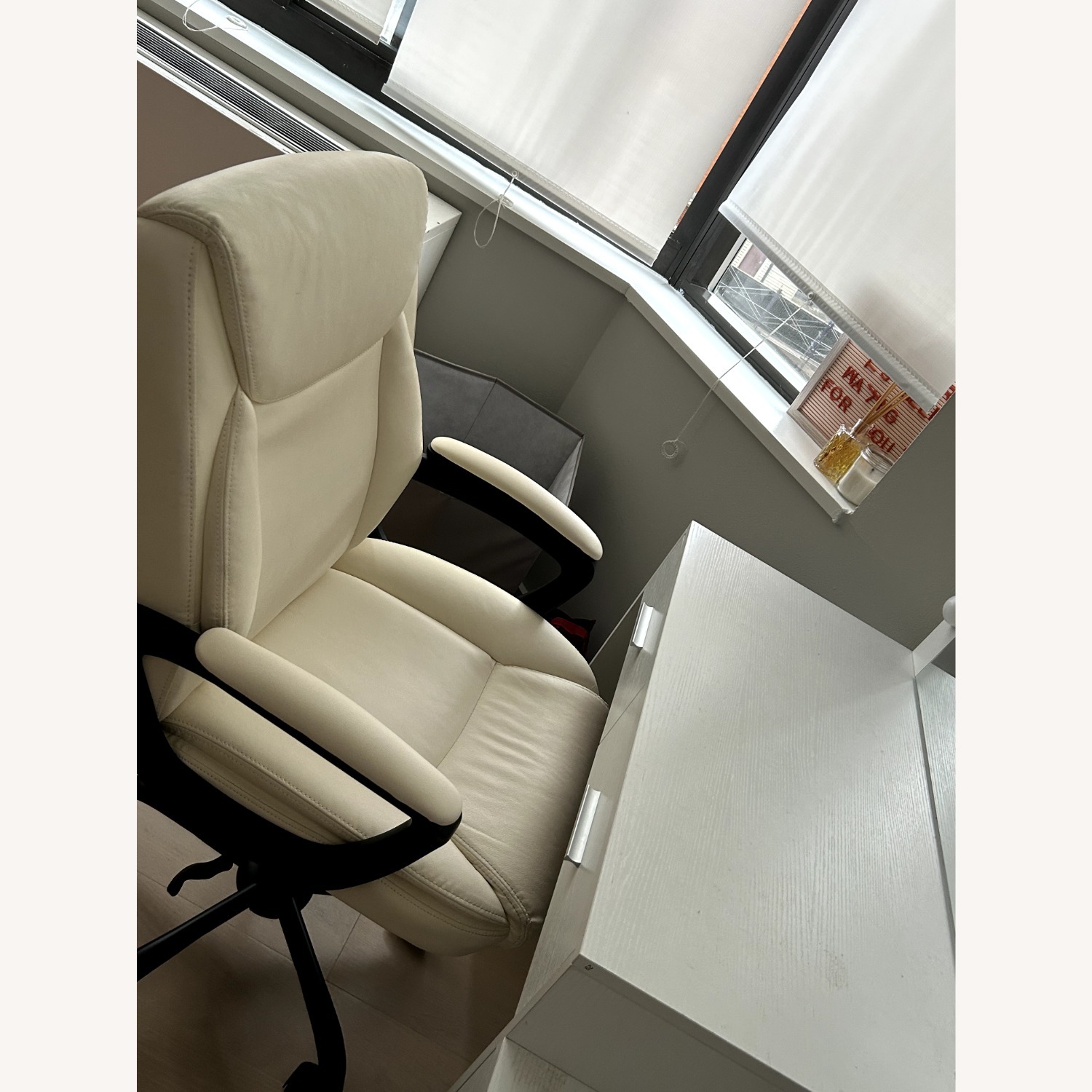 Classic Puresoft PU Padded Computer Desk Chair - image-2