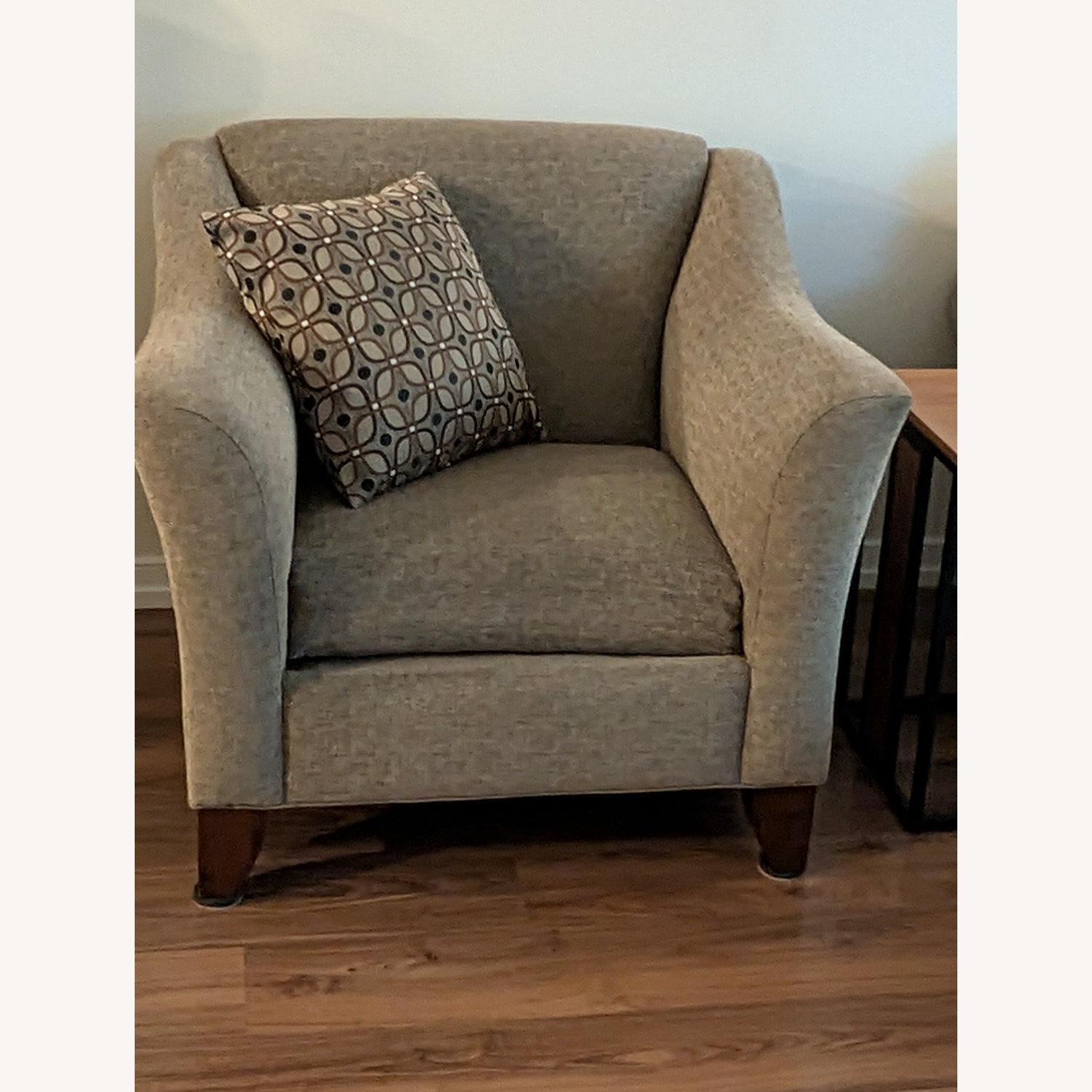 Dark Grey Meyer Comfortable Chair - image-6