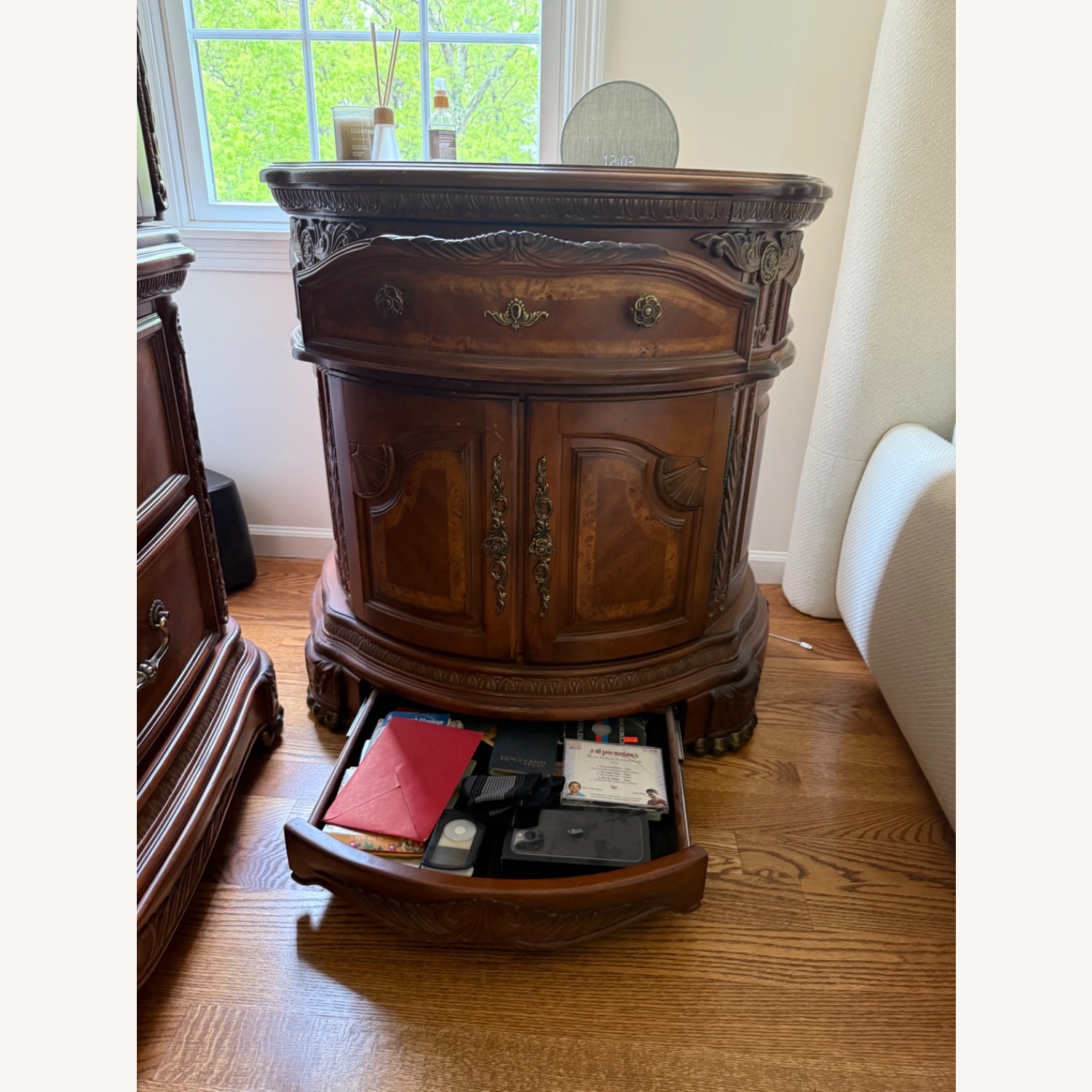 Michael Amini Nightstand With Storage - image-6