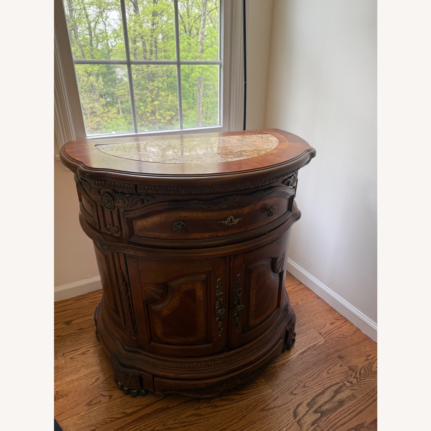 Michael Amini Nightstand With Storage - image-2