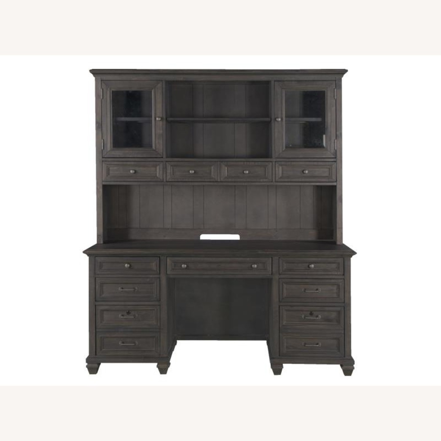 High Quality Desk with Hutch - image-1