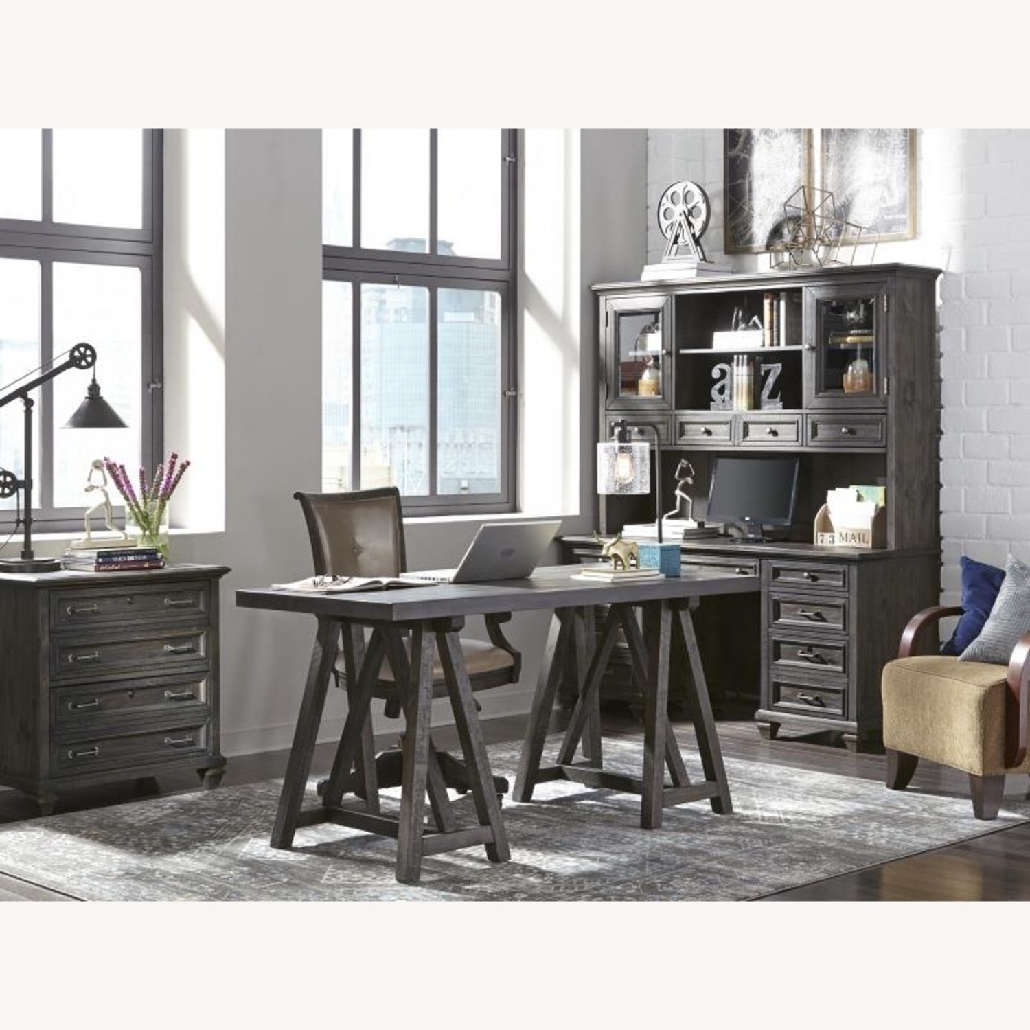 High Quality Desk with Hutch - image-3