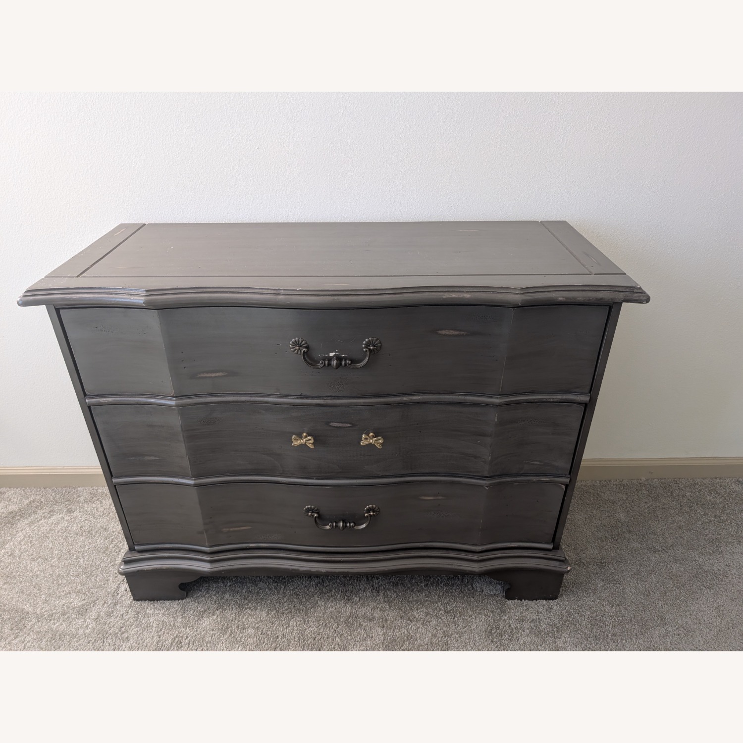 Home Goods Dark Grey Dresser Set of 2 - image-5