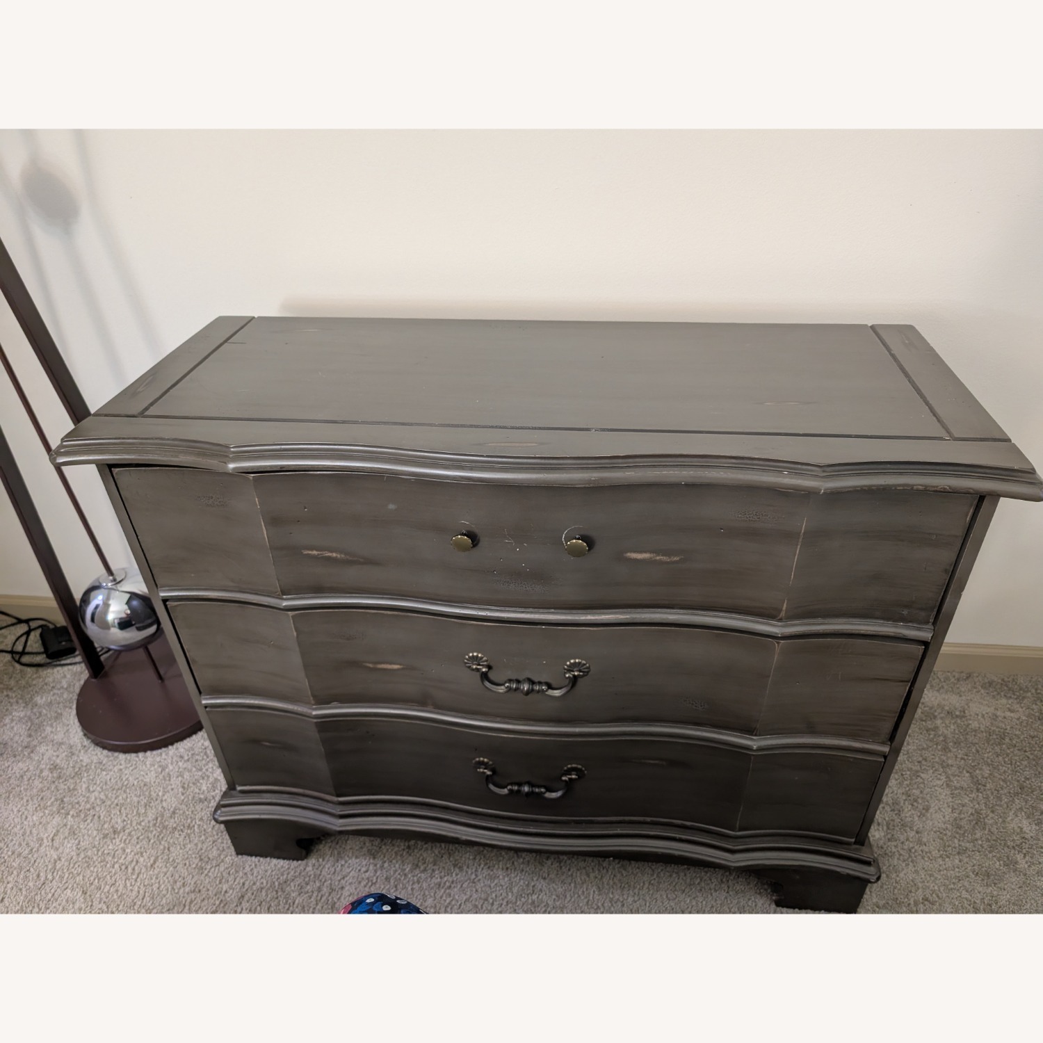 Home Goods Dark Grey Dresser Set of 2 - image-1