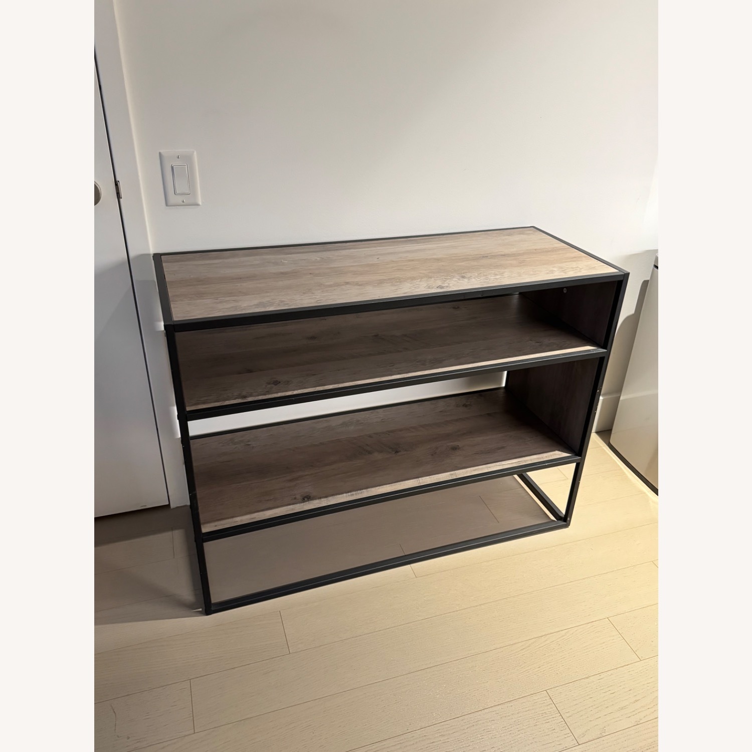 2 Shelf Bookcase Entertainment Console - image-1