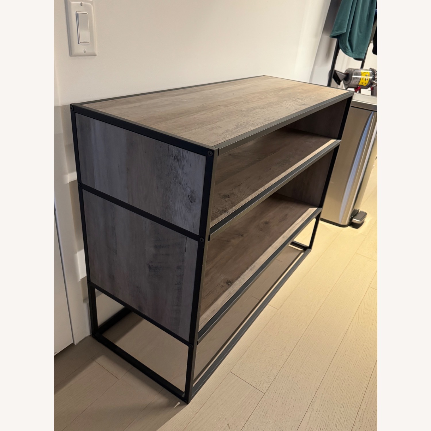 2 Shelf Bookcase Entertainment Console - image-2