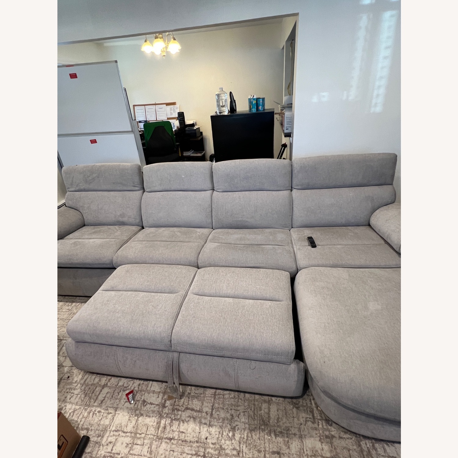 Enbright Microfiber 3-pc. Power-Reclining Sectional  - image-1