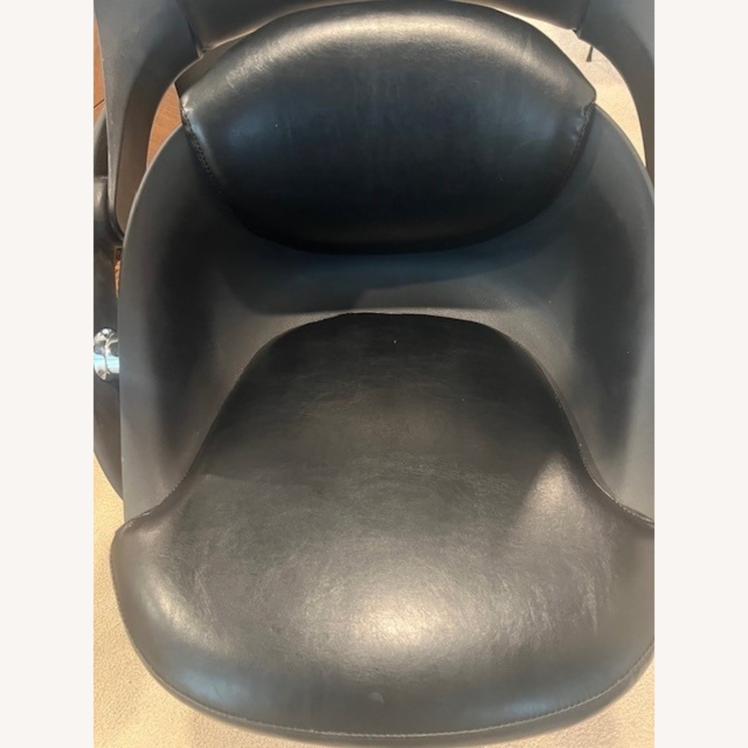 SertaPedic Black Leather Adjustable Office Chair - image-4