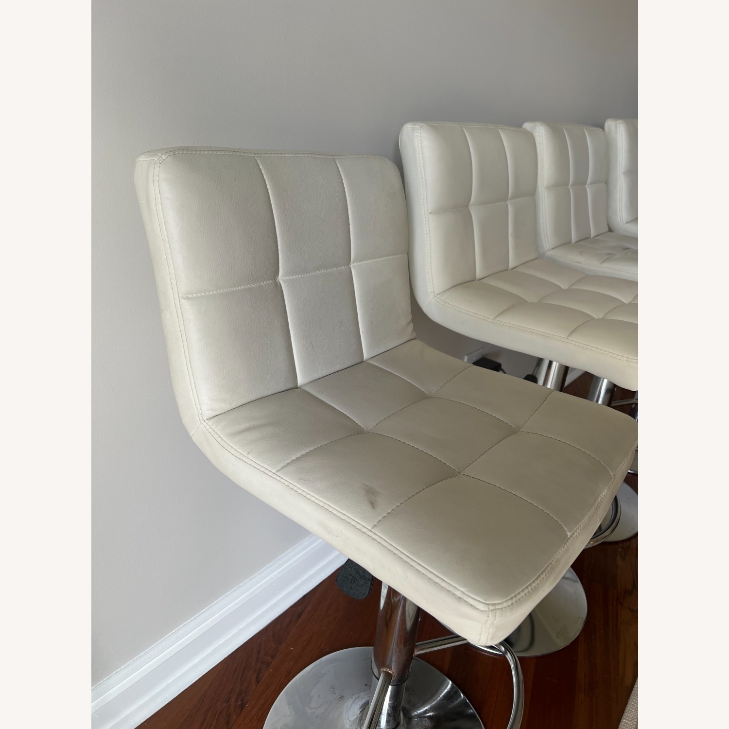Wayfair Orren Ellis Swivel Counter Stool with Metal Frame Set of 4 - image-7