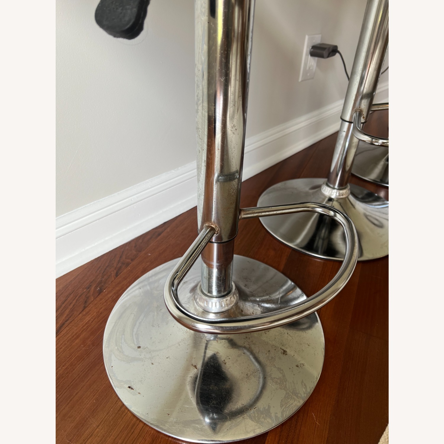 Wayfair Orren Ellis Swivel Counter Stool with Metal Frame Set of 4 - image-3