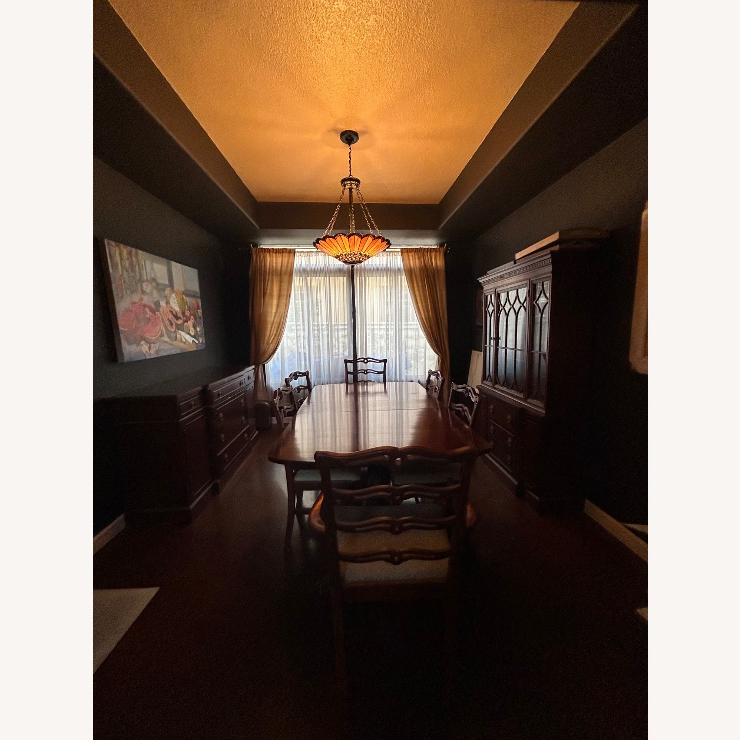 Mahogany Metz Made Dining Room Table - image-5